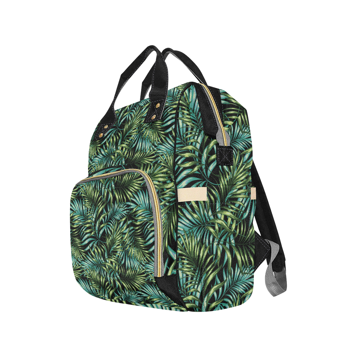 Tropical Flower Pattern Print Design TF08 Diaper Bag Backpack