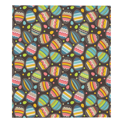 Easter Eggs Pattern Print Design RB03 Premium Quilt