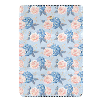 Hydrangea Pattern Print Design HD06 Women's Trifold Wallet