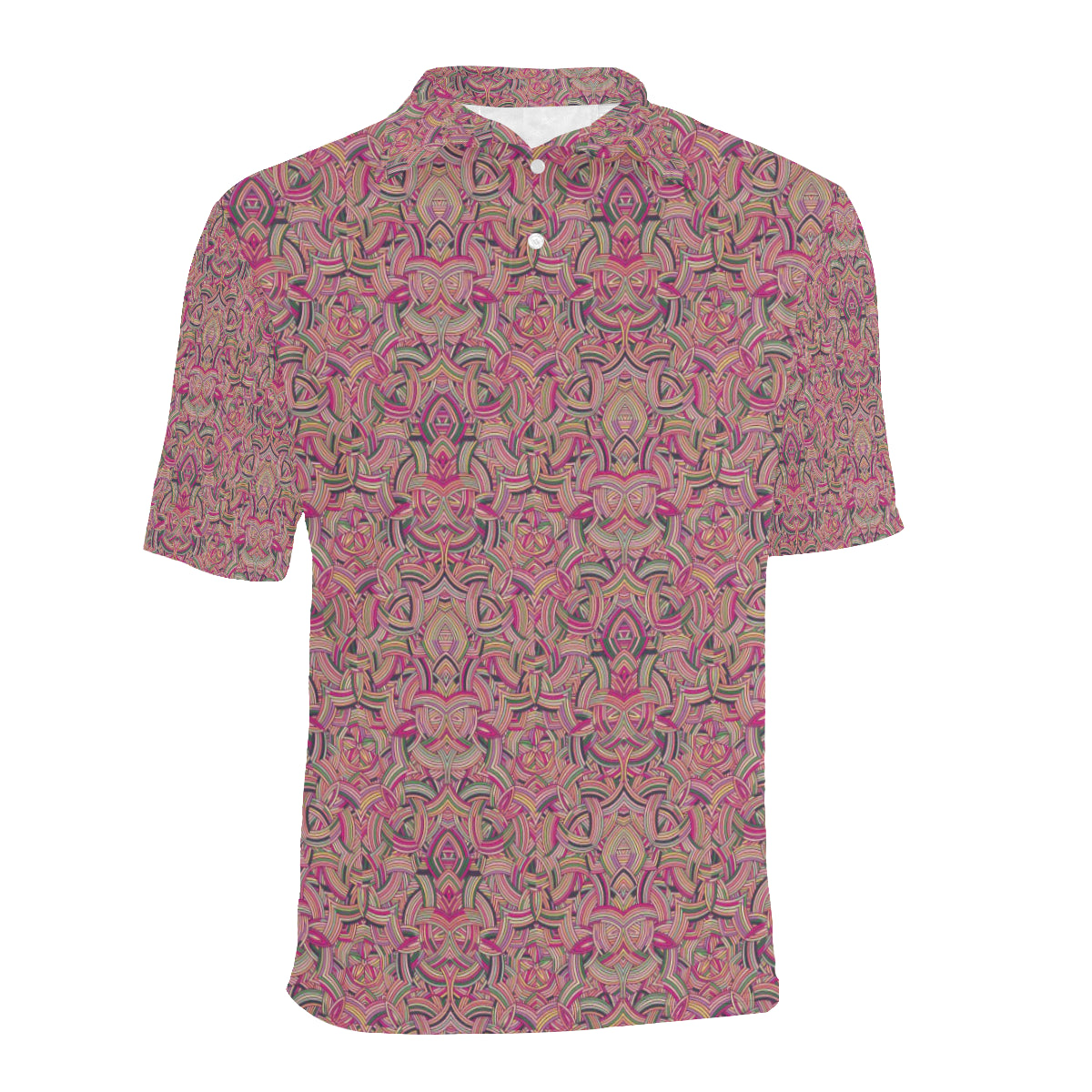 Celtic Pattern Print Design 04 Men Polo Shirt