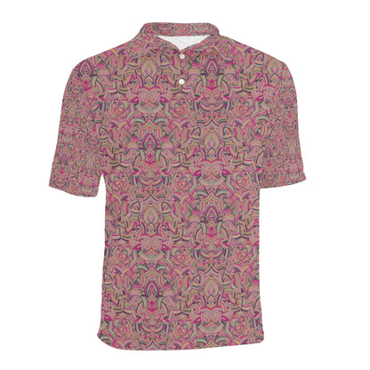 Celtic Pattern Print Design 04 Men Polo Shirt