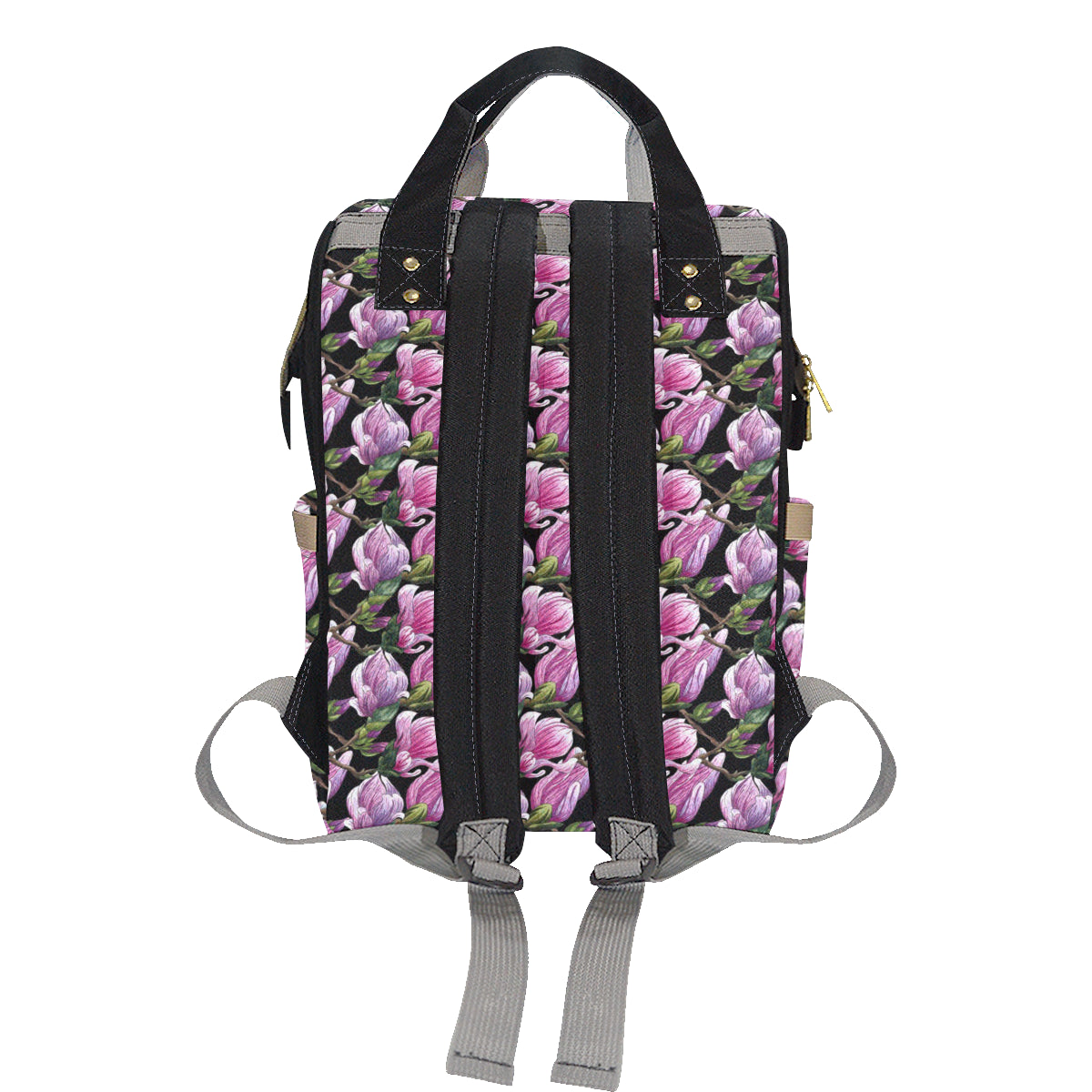 Magnolia Pattern Print Design MAG011 Diaper Bag Backpack