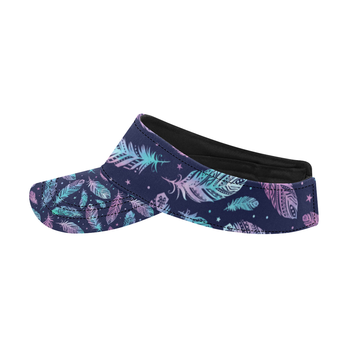 Feather Aztec Design Print Unisex Sun Visor