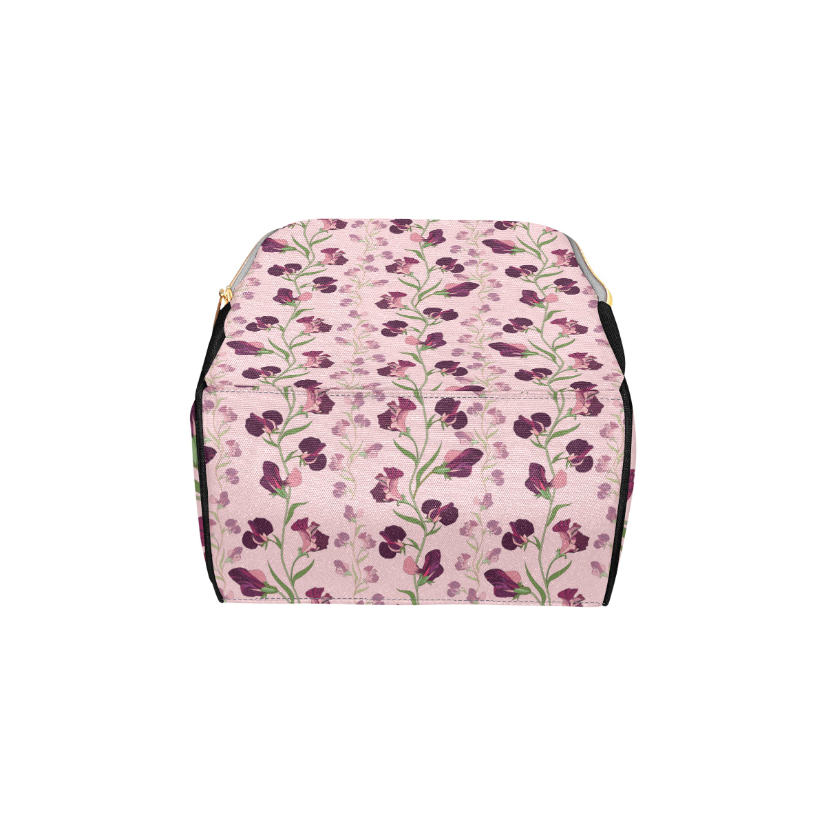 Peony Pattern Print Design PE09 Diaper Bag Backpack