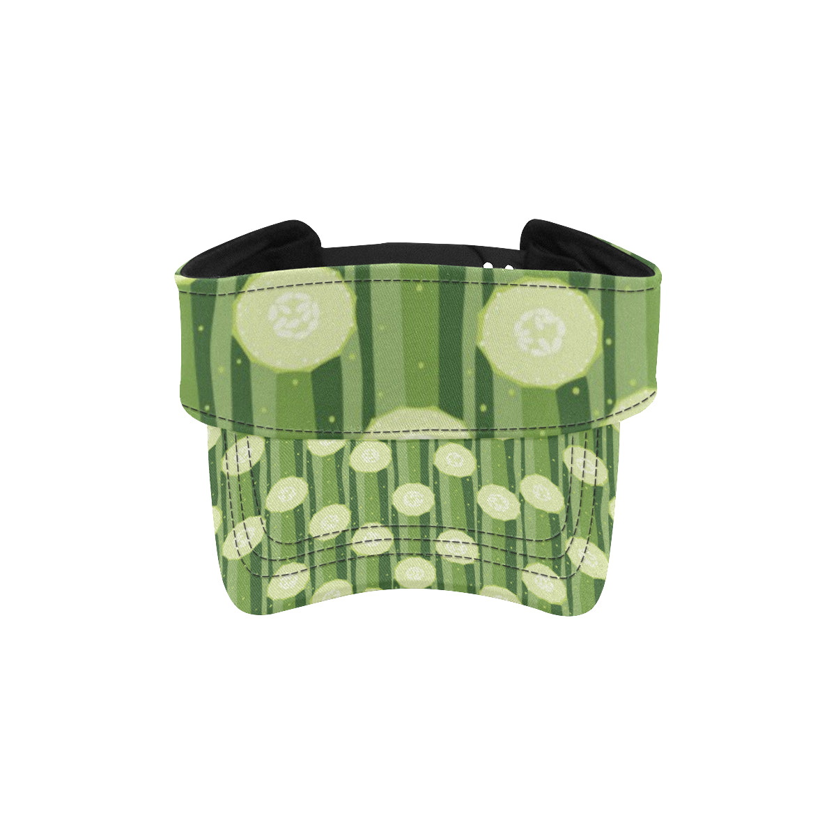 Cucumber Pattern Print Design CC03 Unisex Sun Visor