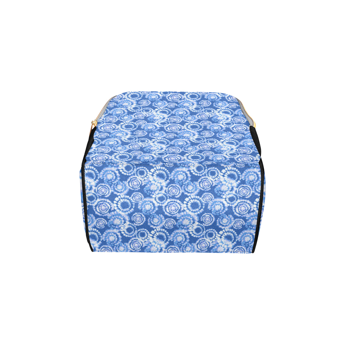 Tie Dye Blue Design Print Diaper Bag Backpack