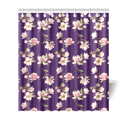 Magnolia Pattern Print Design MAG02 Shower Curtain