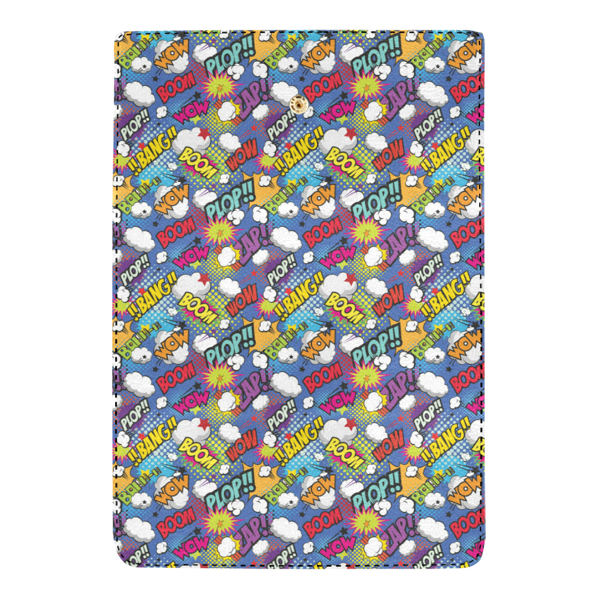 Comic Book Pattern Print Design 02 Women's Trifold Wallet