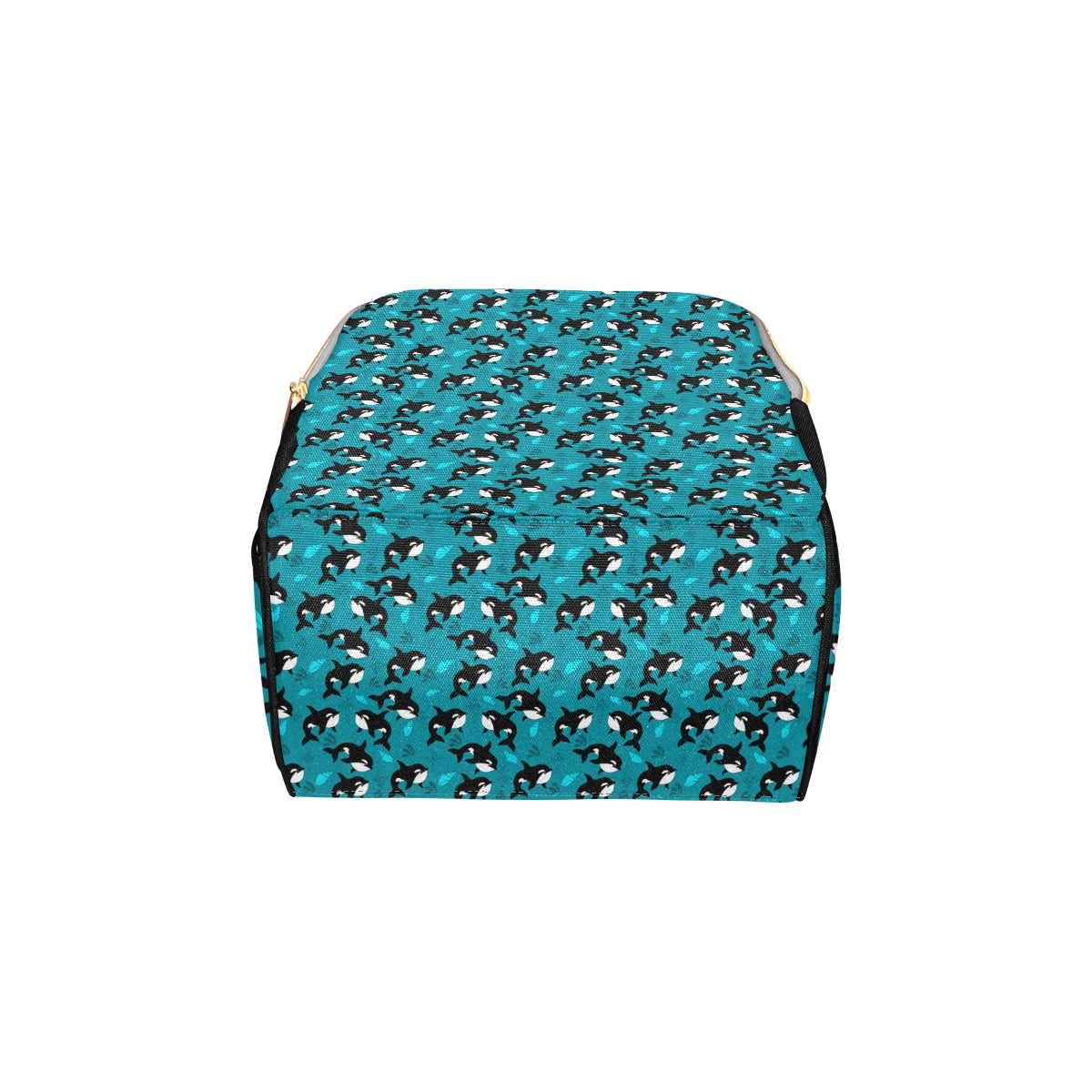 Whale Sea Design Themed Print Diaper Bag Backpack