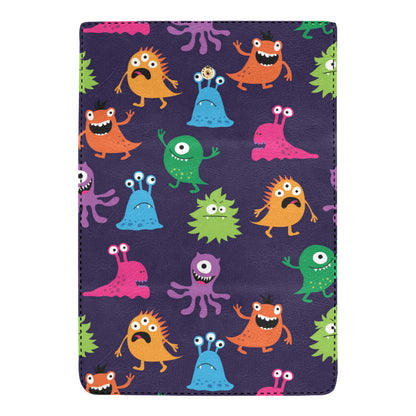 Monster Cartoon Pattern Print Design 02 Women's Trifold Wallet