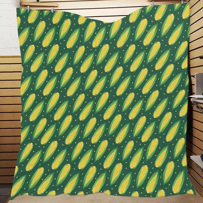 Corn Pattern Print Design 03 Premium Quilt