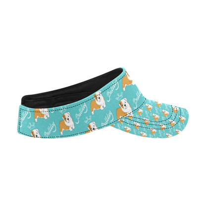 Bulldogs Pattern Print Design 05 Unisex Sun Visor