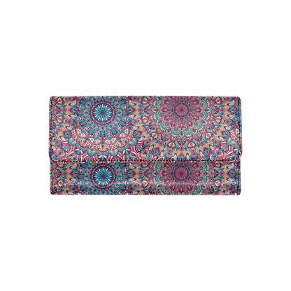 Boho Pattern Print Design 05 Women's Trifold Wallet