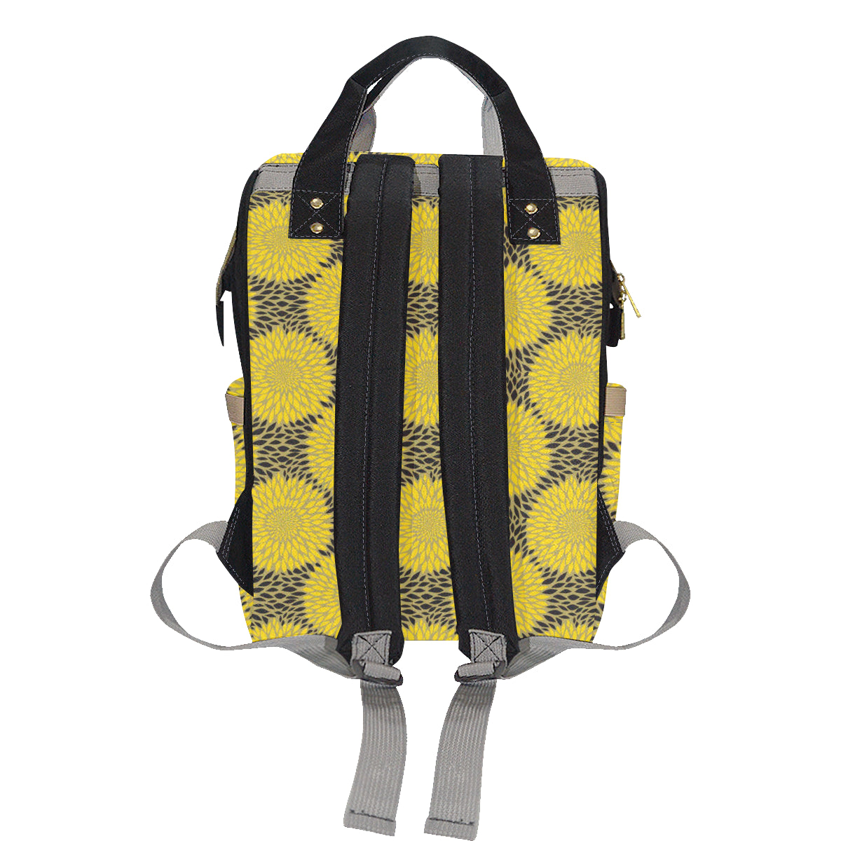 Sunflower Pattern Print Design SF06 Diaper Bag Backpack