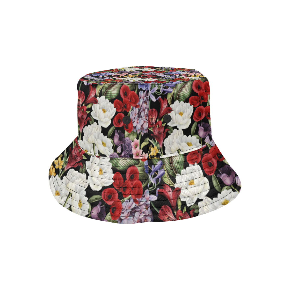 Summer Floral Pattern Print Design SF04 Unisex Bucket Hat