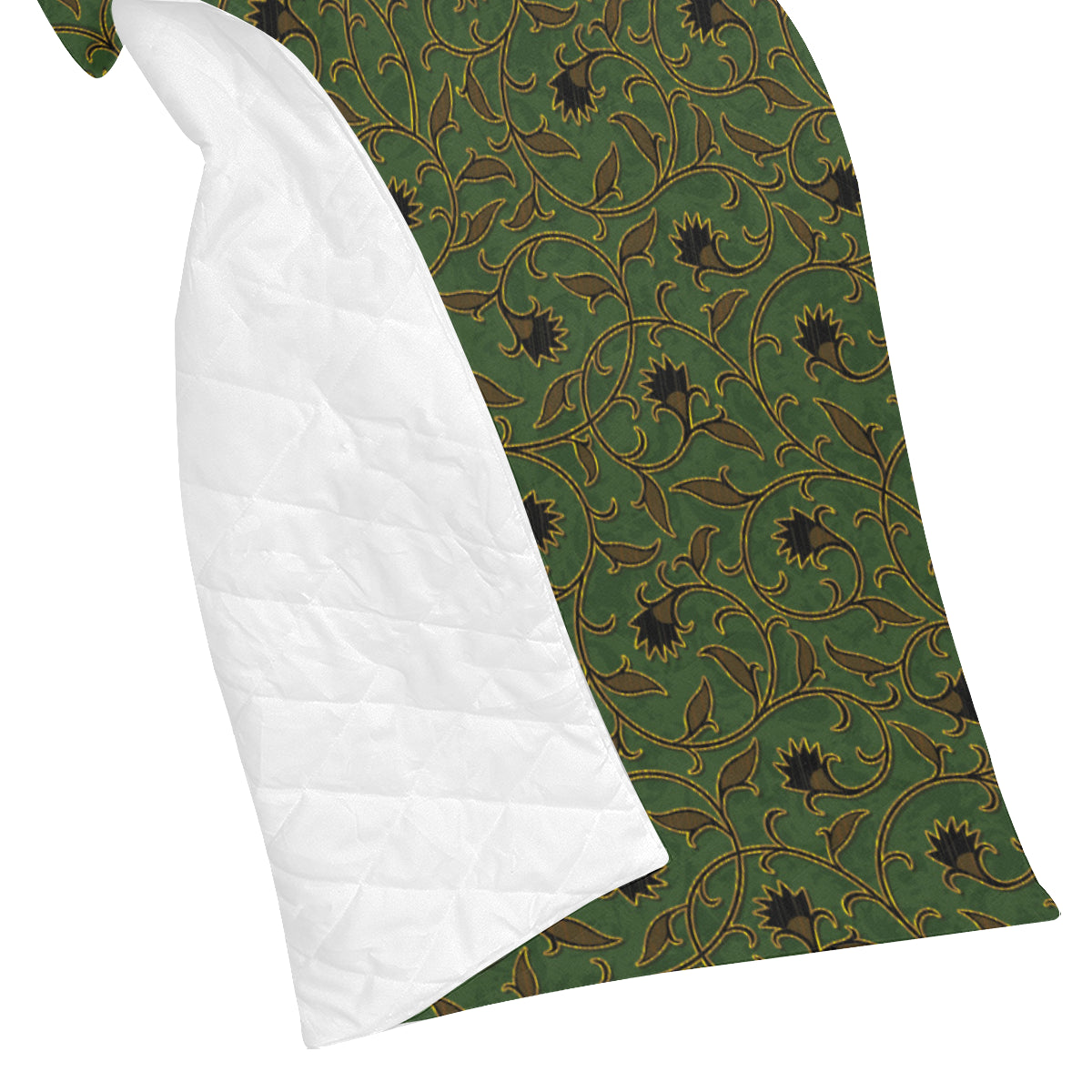 Brocade Pattern Print Design 02 Premium Quilt