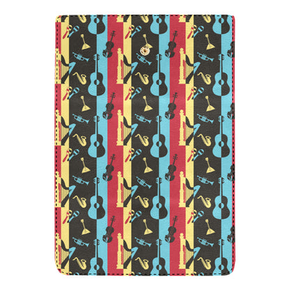 Jazz Pattern Print Design 02 Women's Trifold Wallet