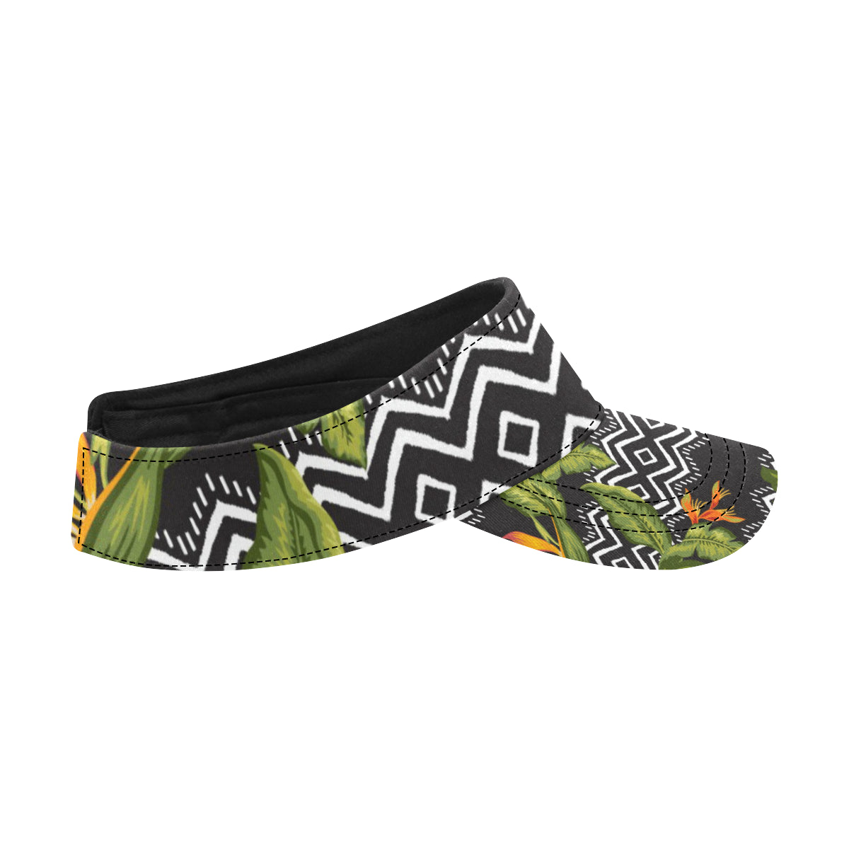 Bird Of Paradise Pattern Print Design BOP07 Unisex Sun Visor