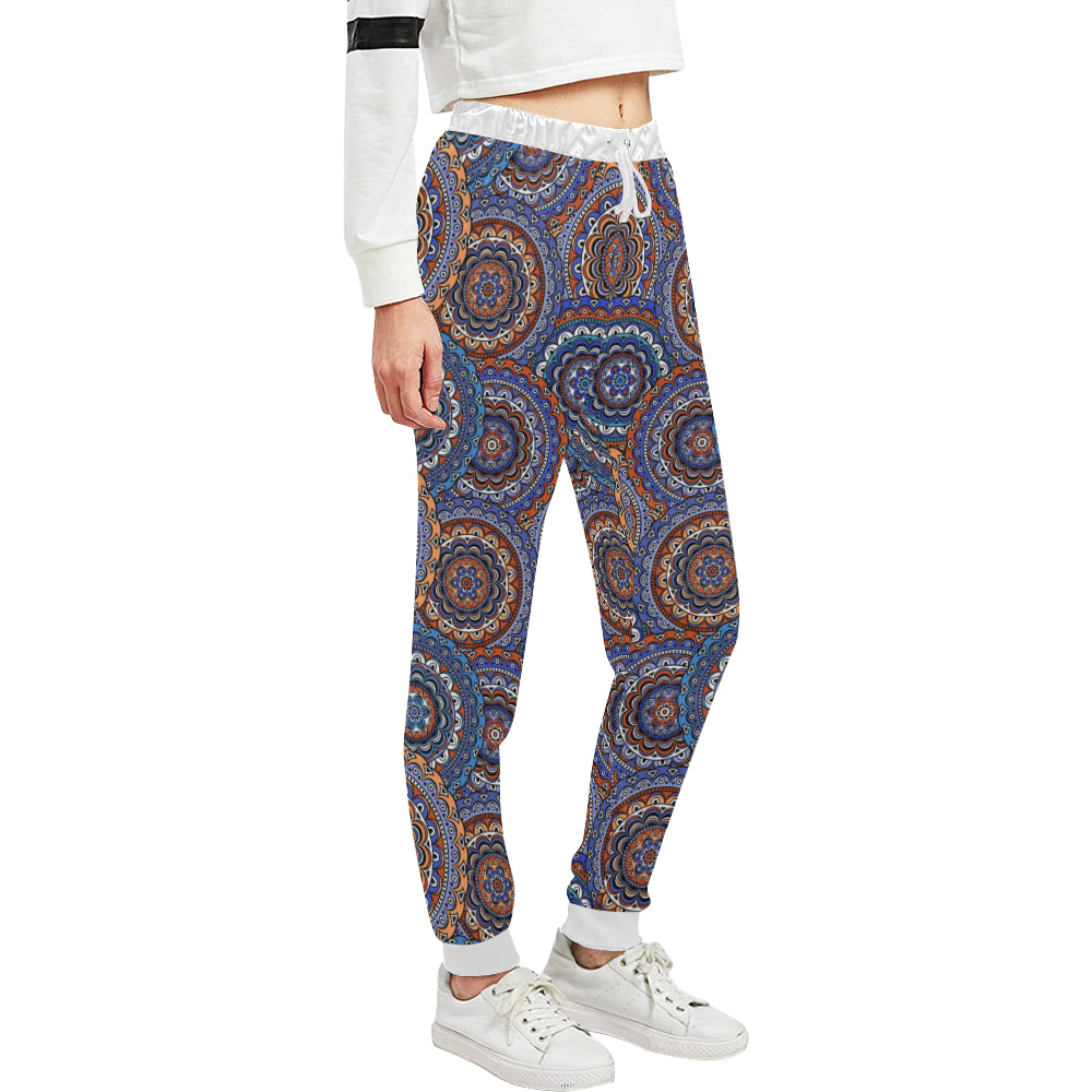 Mandala Boho Chic Design Print Unisex Sweatpants