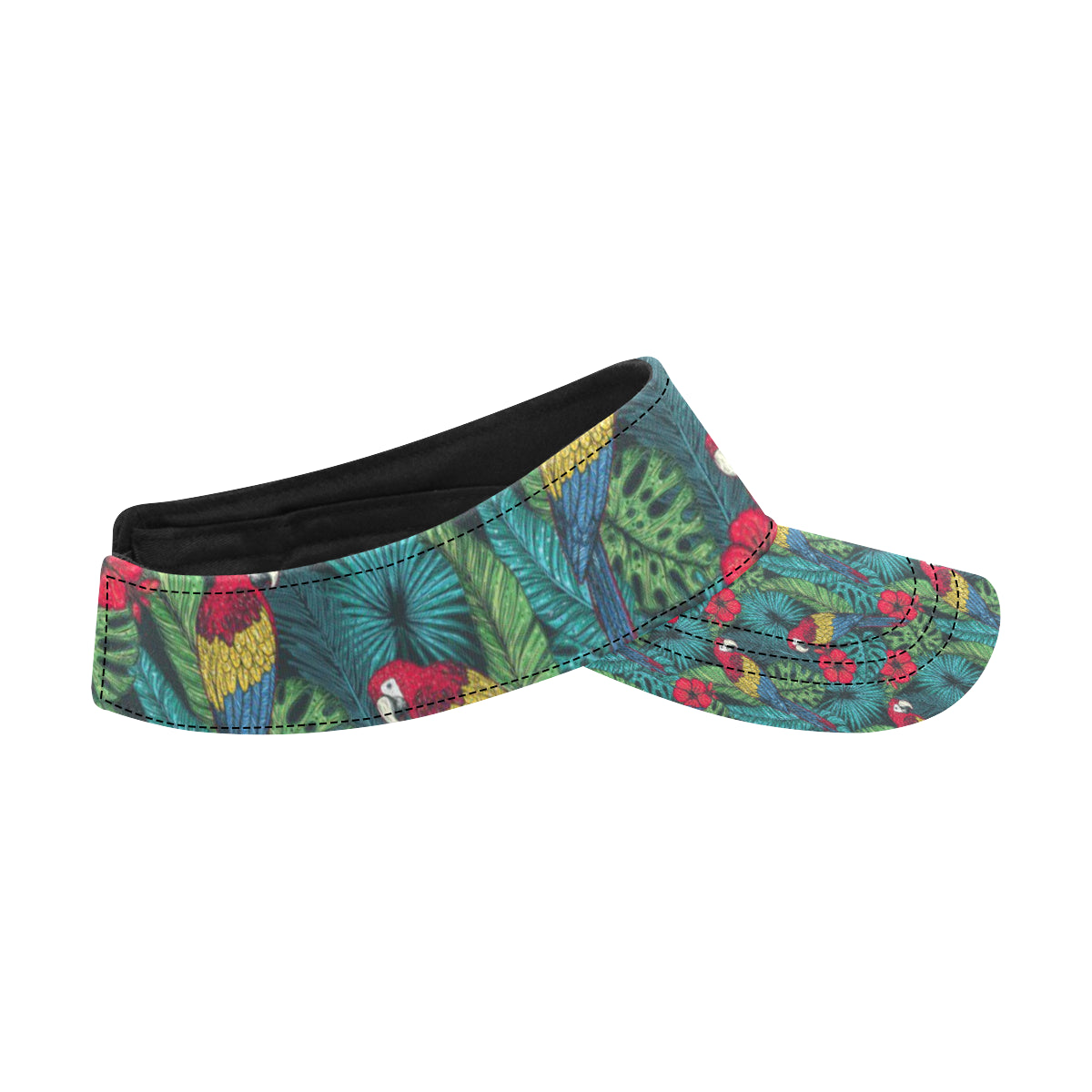 Parrot Pattern Print Design A05 Unisex Sun Visor