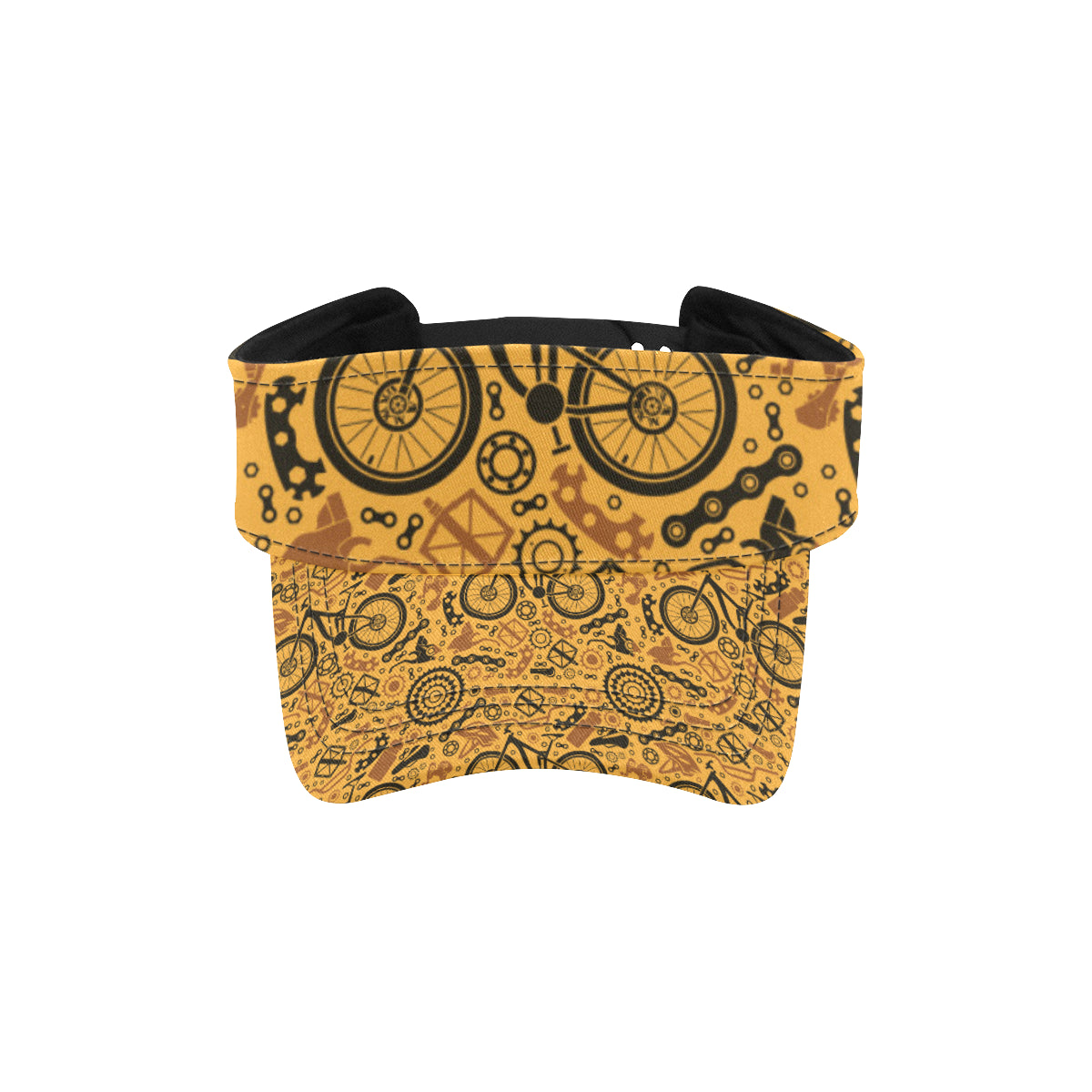 Mountain bike Pattern Print Design 03 Unisex Sun Visor