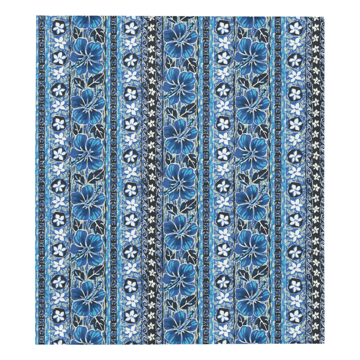 Hawaiian Themed Pattern Print Design H012 Premium Quilt