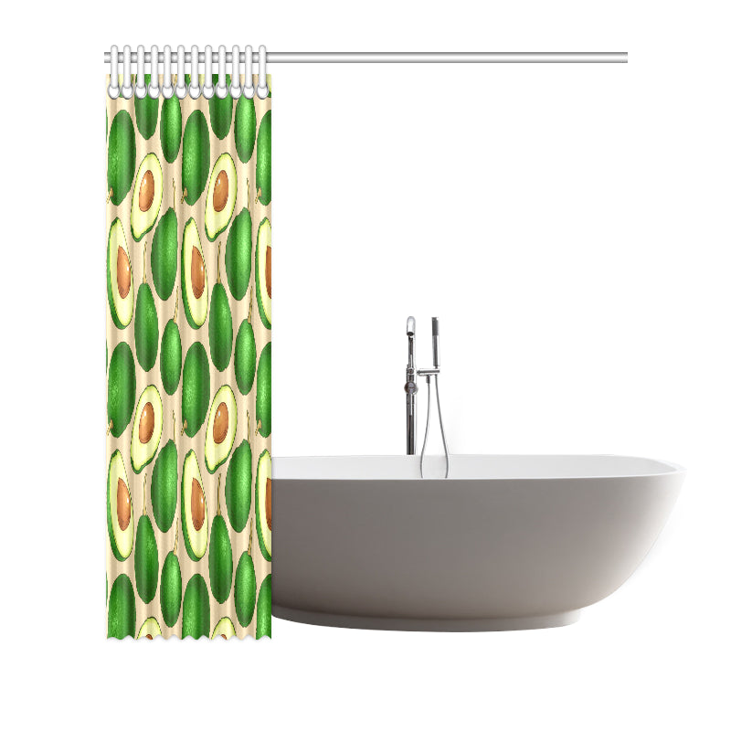 Avocado Pattern Print Design AC010 Shower Curtain