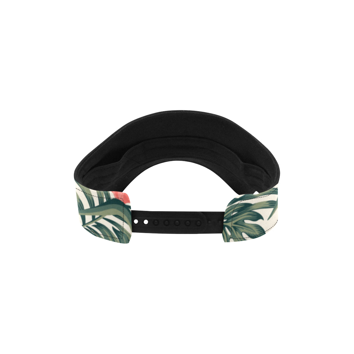 Tropical Flower Palm Leaves Unisex Sun Visor