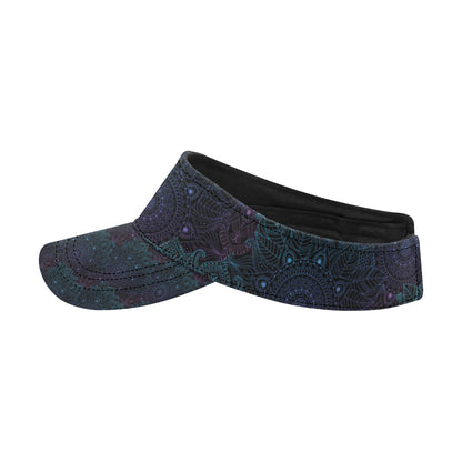 Boho Floral Mandala Unisex Sun Visor