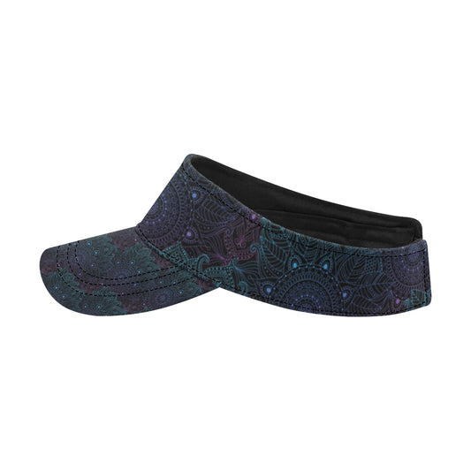 Boho Floral Mandala Unisex Sun Visor