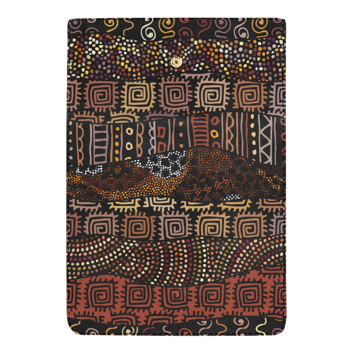 African Pattern Print Design 07 Women's Trifold Wallet