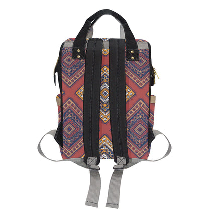 Native Pattern Print Design A06 Diaper Bag Backpack