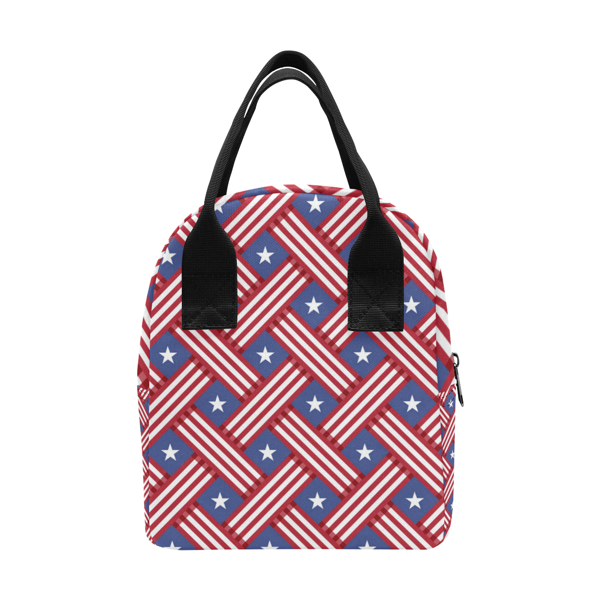 American flag Pattern Insulated Lunch Bag
