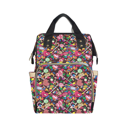 Candy Pattern Print Design CA02 Diaper Bag Backpack