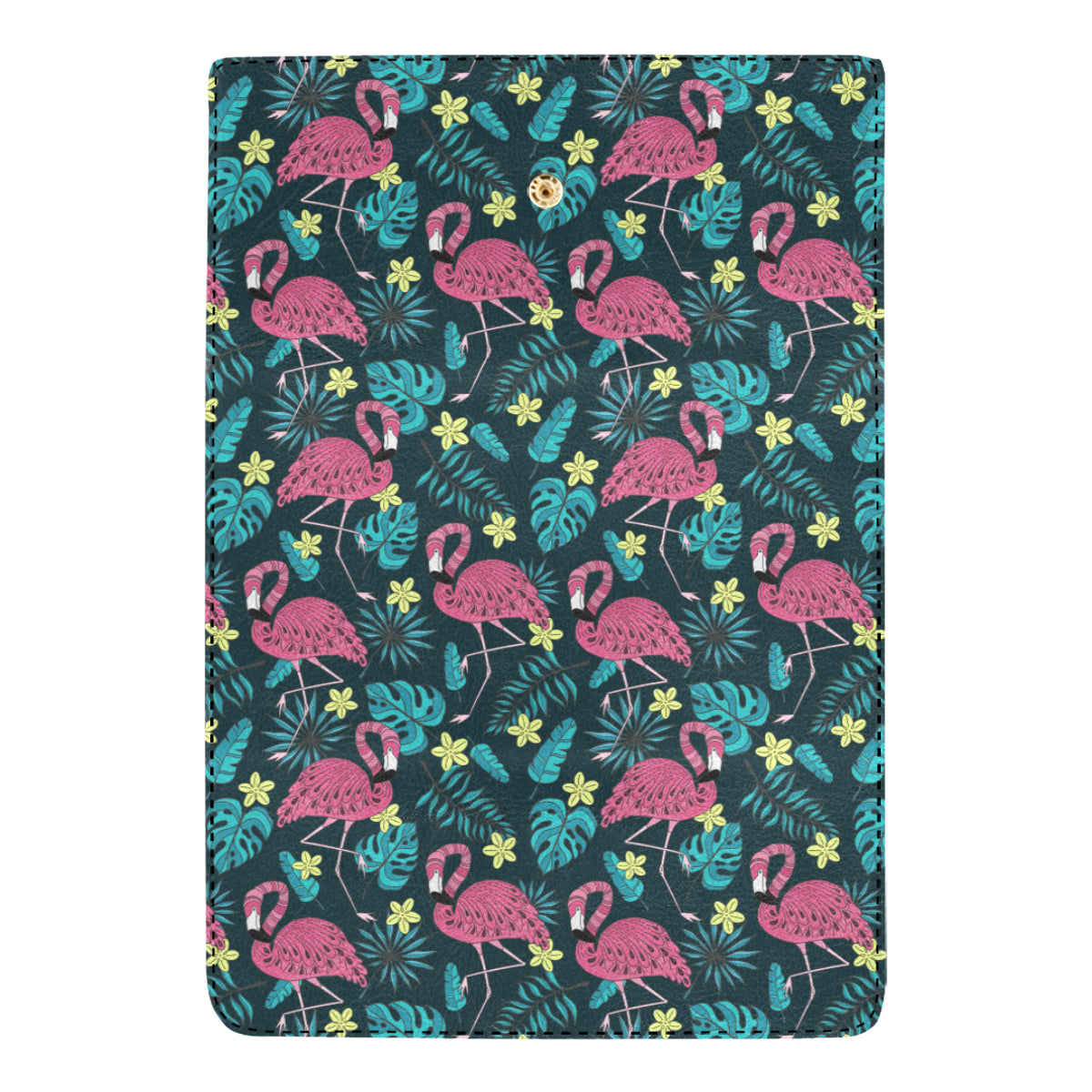 Flamingo Print Pattern Women's Trifold Wallet