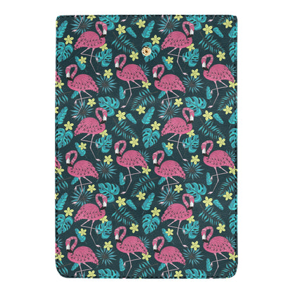 Flamingo Print Pattern Women's Trifold Wallet