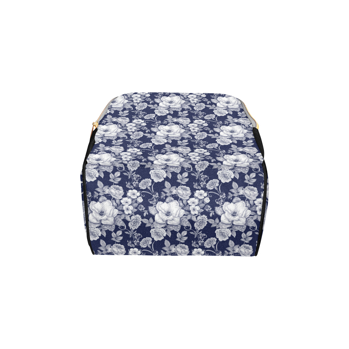 Floral Infrared Pattern Diaper Bag Backpack