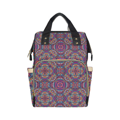 Boho Pattern Print Design 06 Diaper Bag Backpack