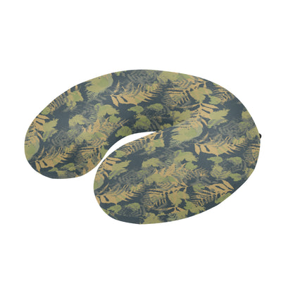 Camouflage Tropical Pattern Print Design 04 U-Shaped Travel Neck Pillow