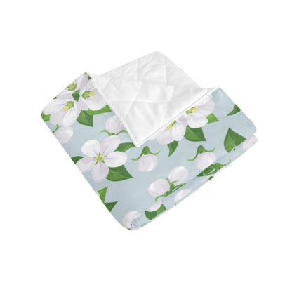Apple blossom Pattern Print Design AB04 Premium Quilt