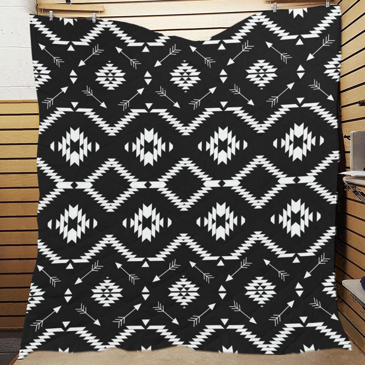 Native Pattern Print Design A04 Premium Quilt