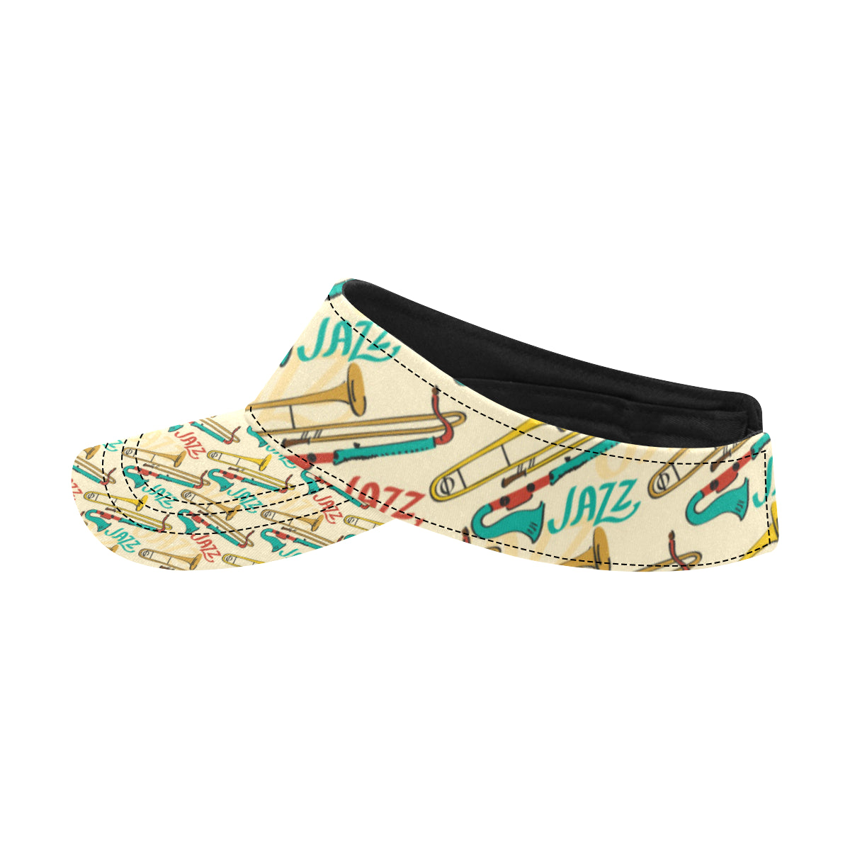 Trombone Pattern Print Design 03 Unisex Sun Visor