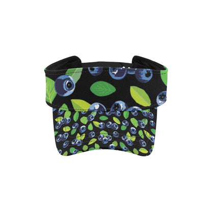 Blueberry Pattern Print Design BB03 Unisex Sun Visor