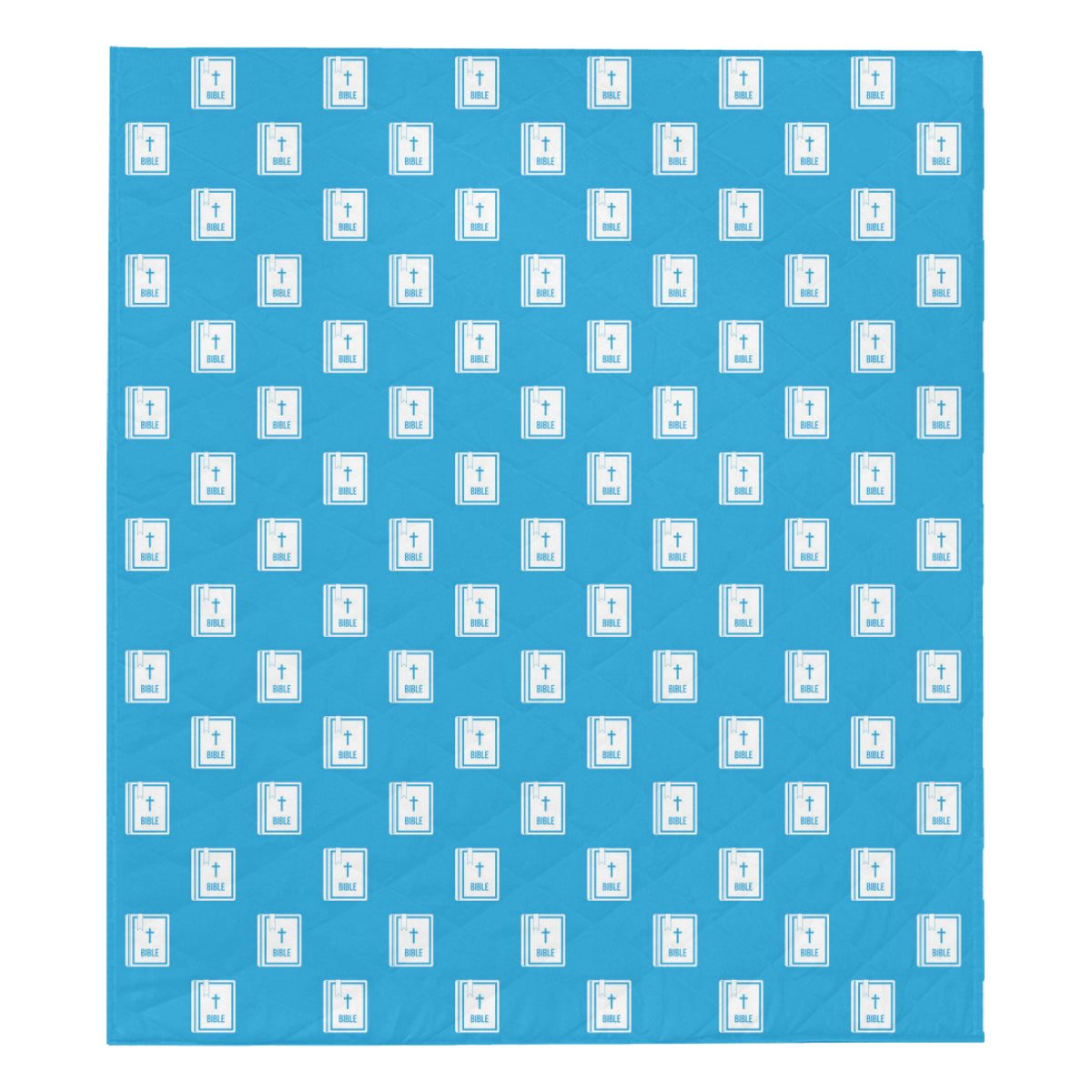 Bible Pattern Print Design 02 Premium Quilt