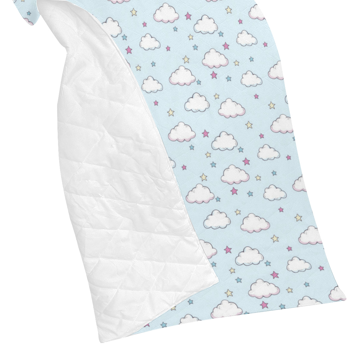 Cloud  Pattern Print Design 01 Premium Quilt