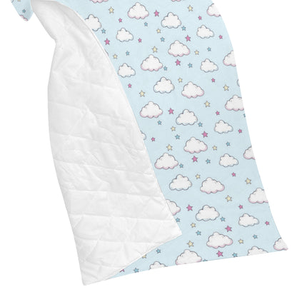 Cloud  Pattern Print Design 01 Premium Quilt