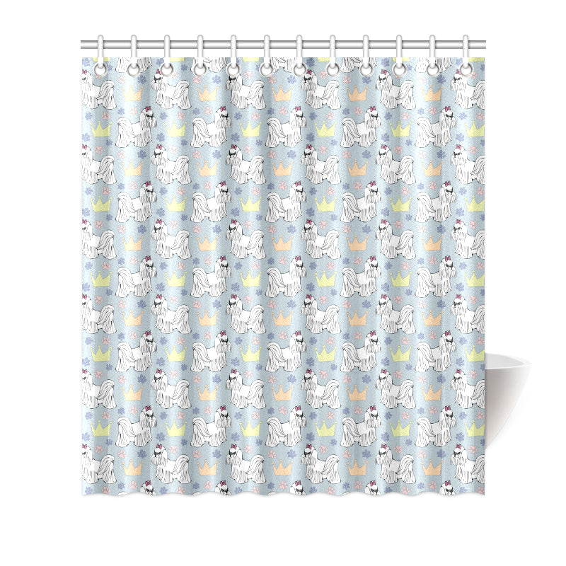 Maltese Pattern Print Design 04 Shower Curtain
