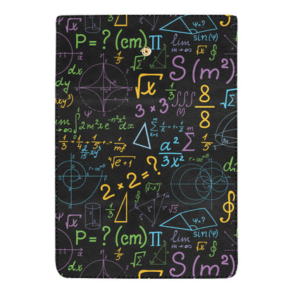 Math Pattern Print Design 03 Women's Trifold Wallet