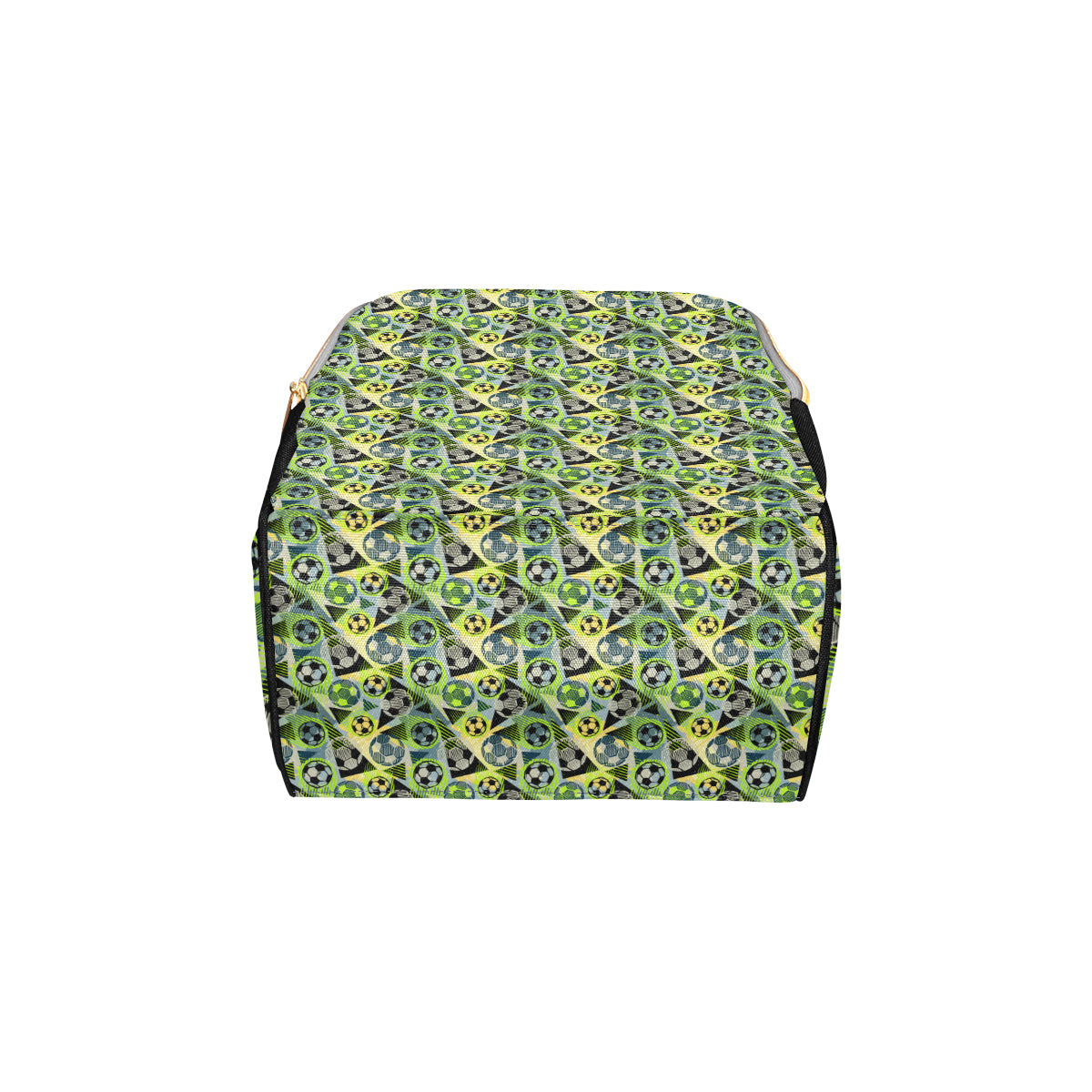 Soccer Ball Themed Print Pattern Diaper Bag Backpack