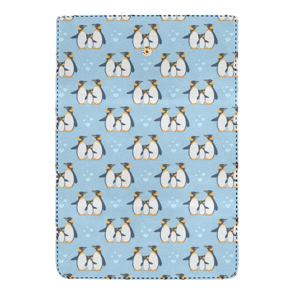 Penguin Pattern Print Design A04 Women's Trifold Wallet